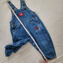 Load image into Gallery viewer, Vintage Oshkosh Red Patch Sport Overalls 18 months
