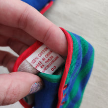 Load image into Gallery viewer, Vintage Gymboree Rainbow Tag Crib Shoes 3-9 months *missing laces
