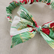 Load image into Gallery viewer, Strawberry Leafy Stretchy Headband 2t/3t/4t
