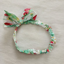 Load image into Gallery viewer, Strawberry Leafy Stretchy Headband 2t/3t/4t
