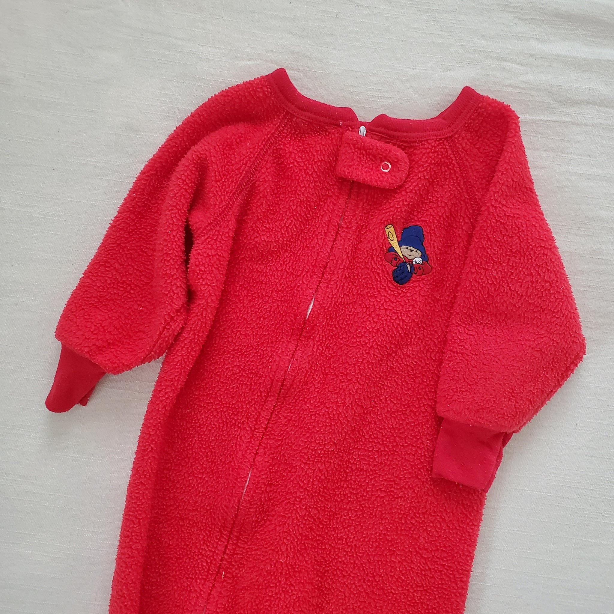 Vintage Paddington Bear Footed Pjs 3t