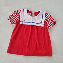 Load image into Gallery viewer, Vintage Healthtex Sailor Dress 18 months
