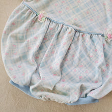 Load image into Gallery viewer, Vintage Healthtex Plaid Floral Bubble Romper 18-24 months
