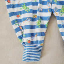Load image into Gallery viewer, Vintage Gymboree Frog Kite Striped Pantsuit 3-9 months
