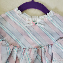 Load image into Gallery viewer, Vintage Candy Stripe Dress kids 6
