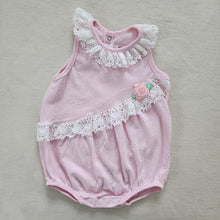 Load image into Gallery viewer, Vintage Buster Brown Pink Romper 24 months
