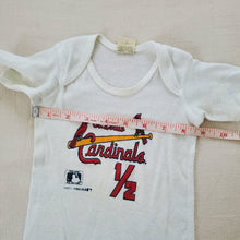 Load image into Gallery viewer, Vintage &#39;89 St Louis Cardinals Baby Tee 12-18 months
