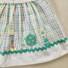 Load image into Gallery viewer, Vintage Samara Spring Plaid Applique Dress 18 months

