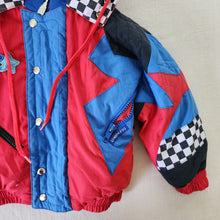 Load image into Gallery viewer, Vintage Race Car Hooded Coat 2t
