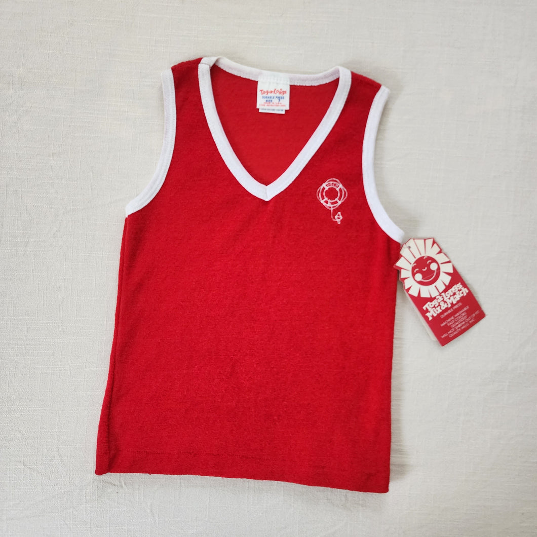 Vintage Deadstock Terrycloth Tank Top kids 6