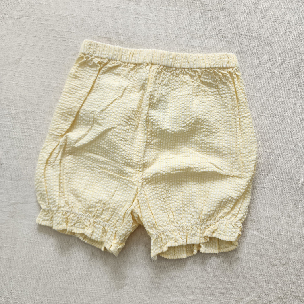 Vintage Yellow Seersucker Shorts 2t/3t