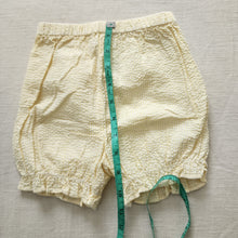 Load image into Gallery viewer, Vintage Yellow Seersucker Shorts 2t/3t
