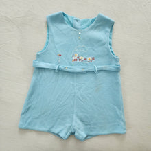Load image into Gallery viewer, Vintage 60s Train Romper 2t
