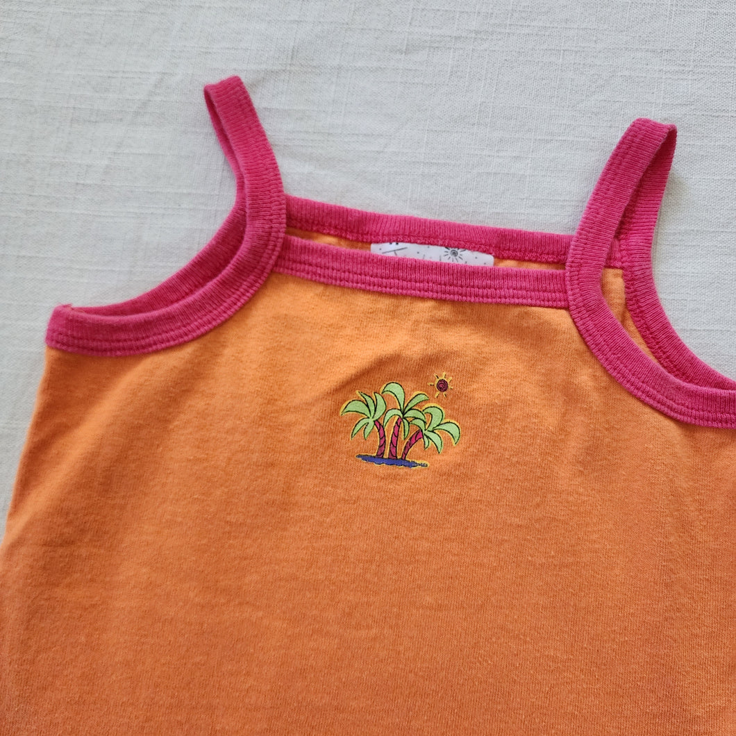 Vintage Palm Tree Cami Top 5t/6