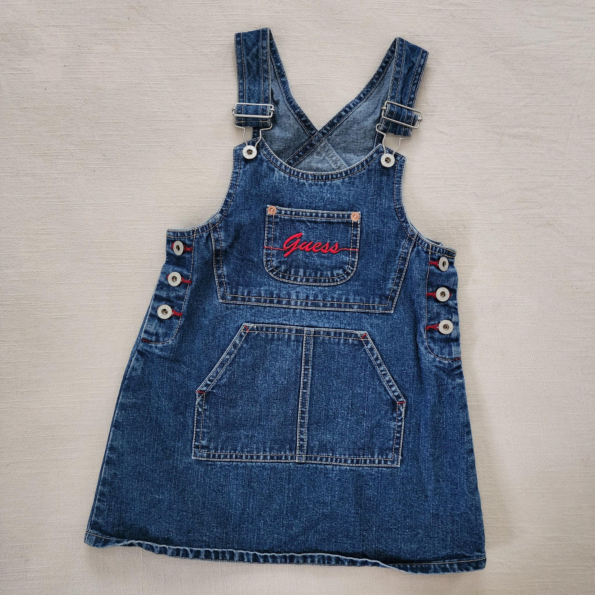 Guess 1981 colorblock overalls best sale