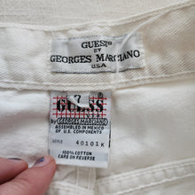 Load image into Gallery viewer, Vintage Guess White Jeans kids 7
