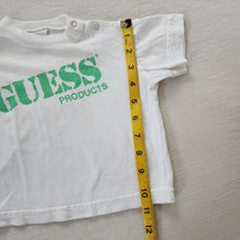 Load image into Gallery viewer, Vintage Guess Products Spellout Tee 6-12 months
