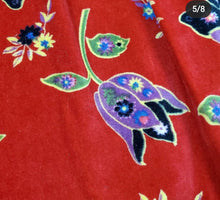 Load image into Gallery viewer, Vintage Floral Velvety Dress 2t/3t
