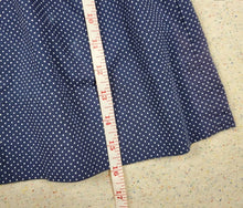 Load image into Gallery viewer, Vintage Dotted Navy &amp; Red Dress 2t
