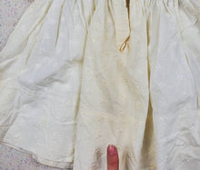 Load image into Gallery viewer, Vintage Eyelet Off-white Dress 9-12 months
