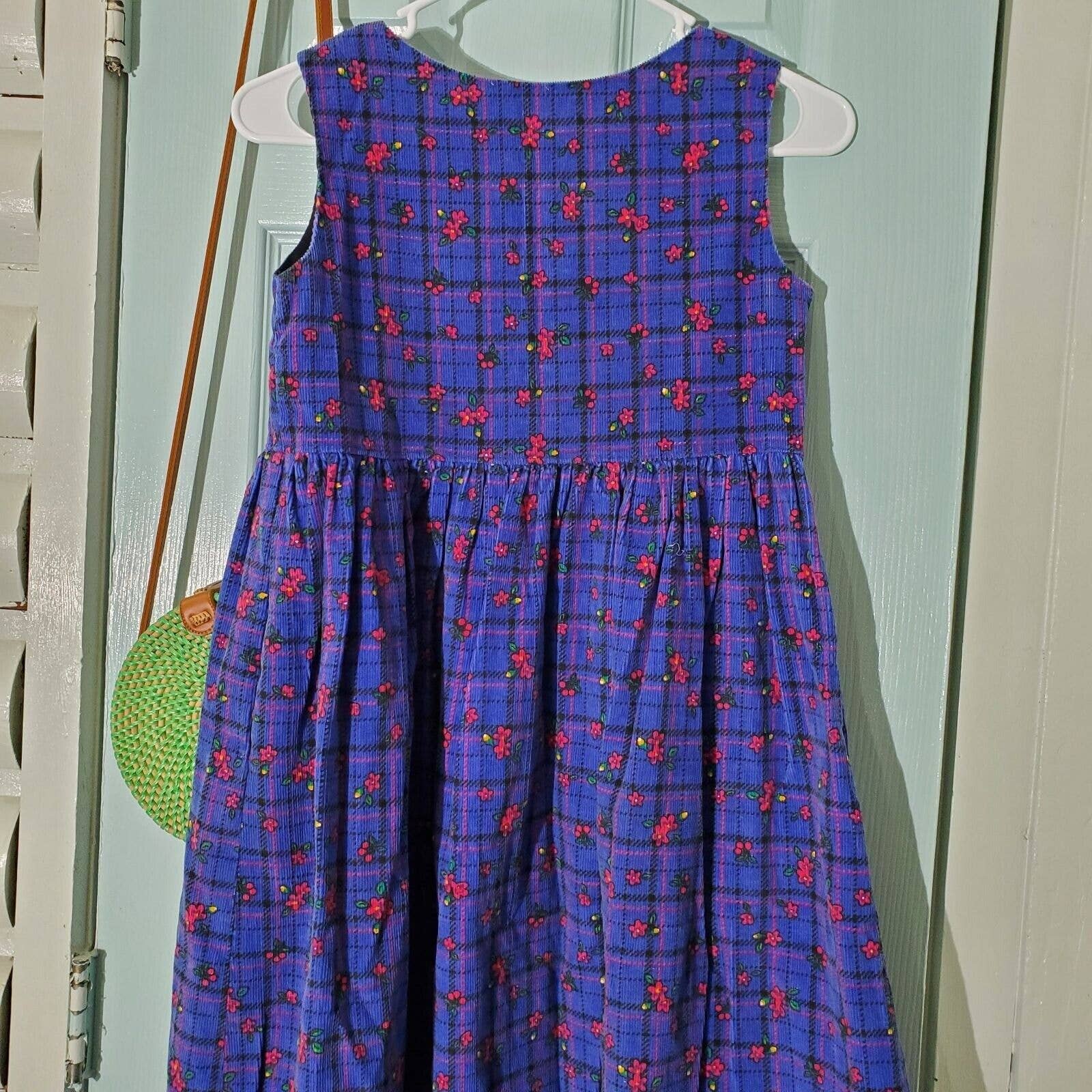 ワンピース kids vintage OshKosh flower check dress Vintage Floral Dress (Oshkosh fabric!) kids 10/12 – Nostalgic Baby